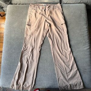 Vintage Y2K Cache Low Rise Cargo Pants Tan 8 Cotton